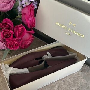 Marc Fisher Deep Burgundy Flats
